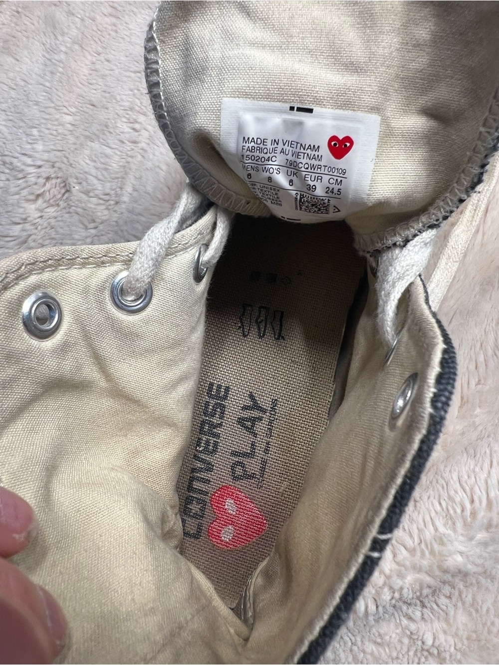 Converse x PLAY Comme des Garçons Chuck high-top sneakers - Picture 7 of 8